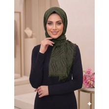 Butik Kaliteli Yüzde 95 Pamuk Eşarp Yazma