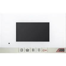 Audio 001198B 4.3" Modern Gdm Görüntülü Mekanik Butonlu Diafon
