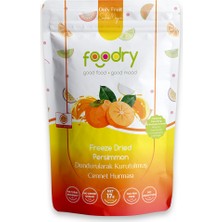 Foodry Dondurularak Kurutulmuş Cennet Hurması - Freeze Dry Cennet Hurması 17G | Katkısız Çıtır Meyve Atıştırmalığı