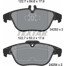 Textar Depomix Fren Balatasi Arka Mercedes W204 S204 X204 C207 A207