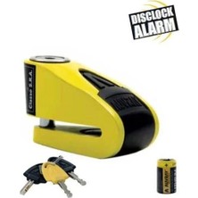 Auvray B-Lock 06 Alarmlı Disk Kilidi 6 mm 120DB Sarı Siyah