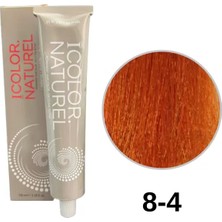 IColor Naturel Icolor Natural Tüp Boya 100ML. 8-4 Açık Bakır