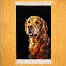 Mevlana Bazaar Golden Retriever 60 x 90 Iran Duvar Halısı