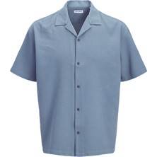 Jack & Jones Erkek Resort Yaka Kisa Kollu Gömlek - Global