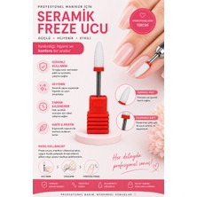 Empressco Nail Room Freze Ucu Seramik Kırmızı Orta Dr-9 – Profesyonel Kalıcı Oje ve Protez Tırnak Sökme Aparatı - Fiyatı, Yorumları