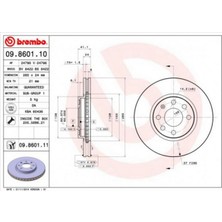 Brembo Depomix Ön Fren Aynasi Corsa C - Combo C 01-11 Meriva A 03-10 Tigra 04-09 260X24X4DL Hali