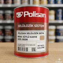 Polisan Selülozik Boya Sütlü Kahve KOD:8008 2.2 Litre