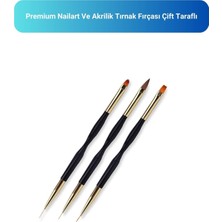 Empressco Rosalınd Premium Nailart & Akrilik Fırçası Çift Taraflı Nailart Fırçası 6