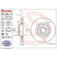 Brembo Depomix Fren Diski Ön Audi A6-A8 2005-2011