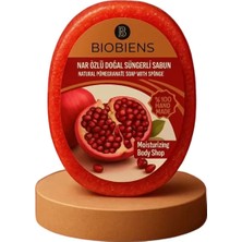Biobiens Süngerli Sabun 135GR. Süt ve Nar Özlü