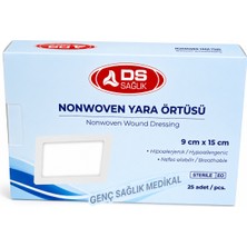 Genç Sağlık Ds Sağlık Nonwoven Yara Örtüsü 9CM×15CM 25'li