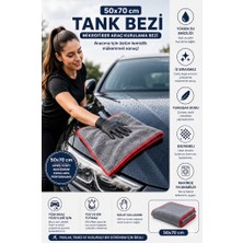 TUMKE Mikrofiber Tank Bezi  Yüksek Havlu Araba, Cam, Mutfak ve Banyo Kurulama Bezi Araç Temizleme Bezi 50X70CM