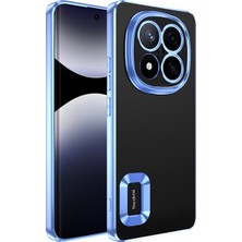 Royal Cover Redmi Note 14 Pro 4g Uyumlu Kenarları Parlak ve Logo Detaylı Şık Esnek Silikon Kapak Rcv/omega