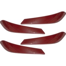Ns Nilser Auto Parts Kapı Tutamak Kaplama Seti F30 F34 F32 F36 Ön Arka Karbon Kırmızı