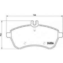 Brembo Depomix Fren Balatasi On Mercedes W204 S204 C204 C218 W212 S212 C207 A207 R172