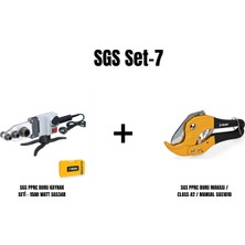Sgs Set-7 (Sgs Pprc Boru Kaynak Seti  - 1500 Watt SGS348+SGS Pprc Boru Makası / Class 42 / Manual SGS1010)