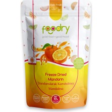 Foodry Dondurularak Kurutulmuş Mandalina – Freeze Dry Mandalina 17G | Katkısız Çıtır Meyve Atıştırmalığı