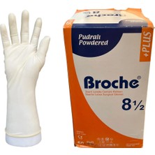 Broche Pudralı Steril Cerrahi Eldiven No: 8,5 8'li Paket