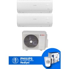 Bosch Multi Split Inverter Klima 18000 Btu 1 Dış + 2 Iç Ünite 12+12 Btu (Su Arıtma Sürahisi Hediyeli)