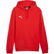 Puma Teamgoal Casuals Hoody Erkek Futbol Sweatshirts 65861801 Kırmızı
