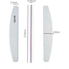 Empressco Anıl Gel Polish Protez Tırnak -Kalıcı Oje Için Kağıt Törpü-Manikür/pedikür 100/180 Gritli 5 Li Törpü - Fiyatı, Yorumları