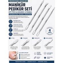 Empressco Syku 4lü Manikür Pedikür Seti 4 Parça Tırnak Eti Itici Çıkarıcı Paslanmaz Çelik Kronk - Fiyatı, Yorumları