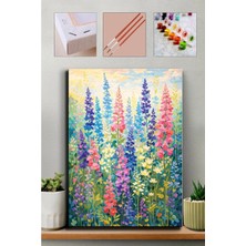 Carmen Bahar Rüzgarı Sayılarla Boyama Seti - 40x50 cm Tuval ve Kaliteli Akrilik Boyalar