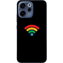 Le Balvo Oppo Reno 15F Uyumlu Wifi Simgesi Baskılı Silikon Kılıf