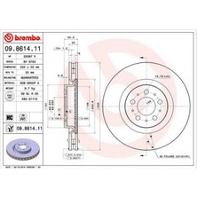 Brembo Depomix Ön Fren Aynasi Volvo S60 2.5t Awd 384 2003-2010 V70 Ii 284 2003-2007 330X5DL