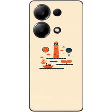 Le Balvo Redmi Note 13 Pro 4g Uyumlu Sade Tatil Baskılı Silikon Kılıf