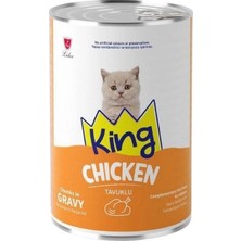 King Gravy Tavuklu 400 gr Yavru Konserve Kedi Maması