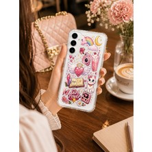 Powerfox Samsung Galaxy S23 Fe Uyumlu Cute Good Baskılı Sevimli Telefon Kılıfı MK01A