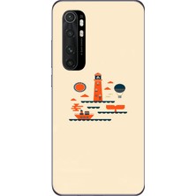Le Balvo Xiaomi Mi 10 Lite Uyumlu Sade Tatil Baskılı Silikon Kılıf