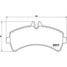 Brembo Depomix Fren Balatasi Arka Mercedes Sprinter B906 06- . Vw Crafter 30-35-50 Cift Teker