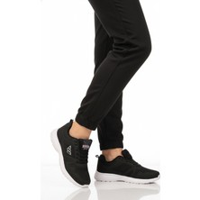 Walkway Siyah Beyaz Bağcıklı Unisex Spor Ayakkabı