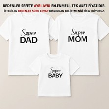 Shain Doğum Günü Dad Mom Baskılı Anne Baba Çocuk Aile Tişört Kombin