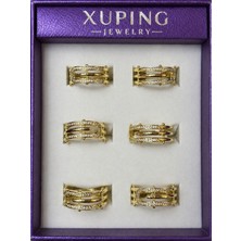 Xuping Taş Işlemeli Gold Kaplama Kadın Yüzük