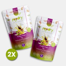 Foodry Freeze-Dry Incir (Freeze Dried Fig) | Dondurularak Kurutulmuş Meyve Kurusu 17G *2
