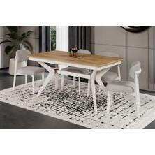 Doressa Bend Walnut Masa Takımı