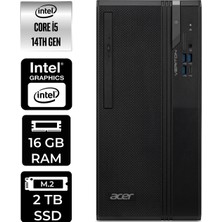 Acer Veriton S2720G Core I5 14400 16GB 2tb SSD WIN11 Home DTR1PEM002P323 Masaüstü Bilgisayar & Per4 USB