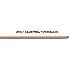 Leva House Gürgen & Çam Pasolu Ağaç Fırça Sapı