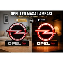 YSN Sounds Opel Masa Lambası , Opel Logolu LED Işıklı Masa Lambası , Opel Gündüz Gece Masa Lambası