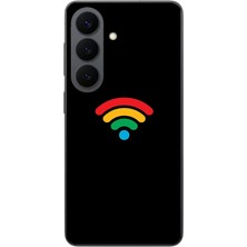 Le Balvo Samsung Galaxy S26 Uyumlu Wifi Simgesi Baskılı Silikon Kılıf