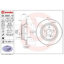 Brembo Depomix Fren Diski Arka Mercedes W211 S211 C218 W212 S212