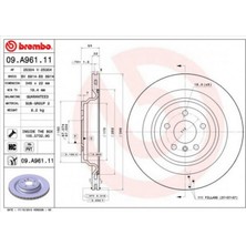 Brembo Depomix Fren Diski Arka 4-Matic Mercedes W166 X166 C292