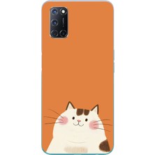 Le Balvo Oppo A52 Uyumlu Kedi Baskılı Silikon Kılıf