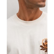 We&Me Oversize Boxy Fit Erkek T-Shirt – Kalın Pamuklu, Green Future Baskılı, Sokak Stili Premium Tişört