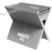 Origami Katlanır Mangal Model 2 / Paslanmaz Çelik / Baba's Bbq