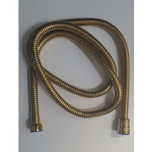 Leva House Spiral Duş Hortumu 150 cm  - Gold ( Altın ) - Ekonomik Üründür