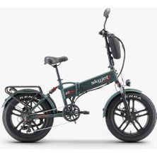 Skyjet Gtııı Pro 1000 W Katlanabilir Elektrikli Bisiklet-Yeşil